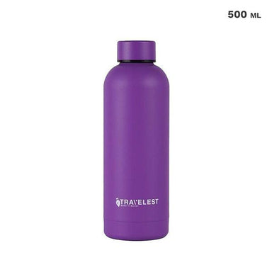 Travelest Steel Narrow Mouth Water Bottle Purple - Future Store