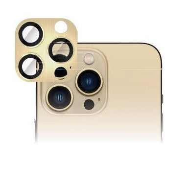 Smart Premium Aluminum Camera Glass Protector for iPhone 13 Pro/13 Pro Max Gold - Future Store