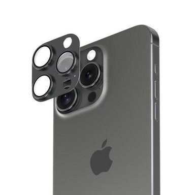 Smartix Premium Aluminium Camera Glass for iPhone 15 Pro/Pro Max Black - Future Store