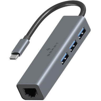 Smart Premium 4 In 1 USB-C Hub with Lan - Future Store