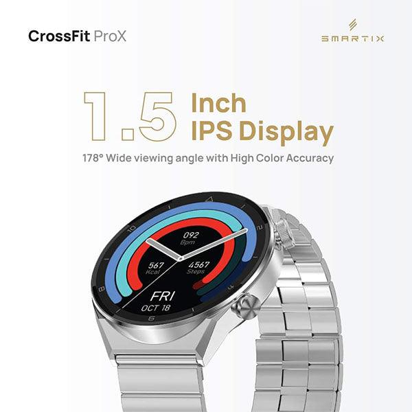 Smartix Premium Cross Fit Pro X Smartwatch -Silver — Future Store