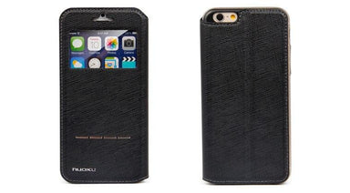 Nuoku Arabic Series Left Side Exclusive Leather Case For iphone 6 Black - Future Store