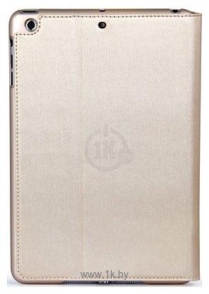 Nuoku Noble Series Leather Folio Case for Apple iPad Air 2 Gold - Future Store