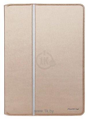 Nuoku Noble Series Leather Folio Case for Apple iPad Air 2 Gold - Future Store