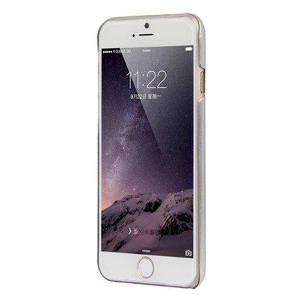 Nuoku Armor Series Metal Back Cover for iPhone 6 Plus Silver - Future Store