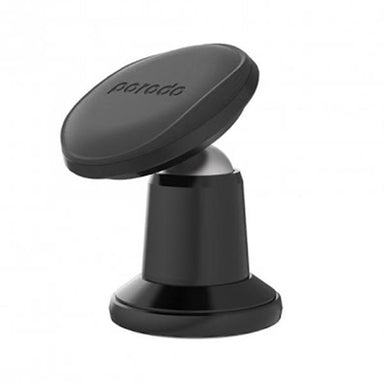 Porodo Mini Magnetic Car Mount Stick-On Holder - Black - Future Store