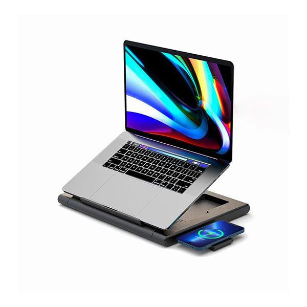 Powerology Multi-Functional Pro Hub & Laptop Stand Black - Future Store