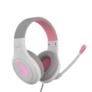 Meetion Stereo Gaming Headset White Pink - Future Store