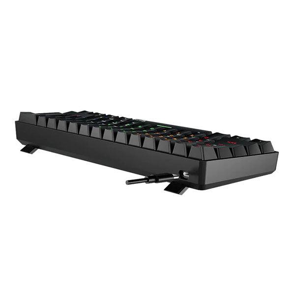 Meetion Dual Mode Bluetooth 60 Gaming Keyboard English/Arabic Black - Future Store