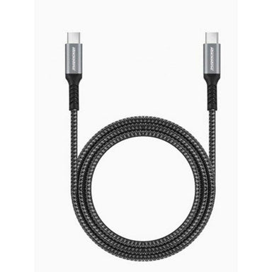 RockRose Powerline 3A 60W Max 1M Type-C To Type-C Cable Black - Future Store