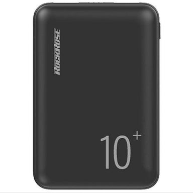 RockRose Oasis 10S 10000 mAh Portable and Compact Power Bank Black - Future Store
