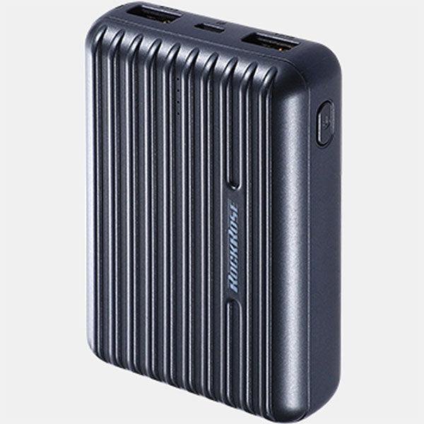 RockRose Andes 10s 10000 mAh Portable and Compact Power Bank Grey - Future Store