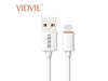 Vidvie 2 Metre Lightning Cable (Cb443)(6970280947507) - Future Store