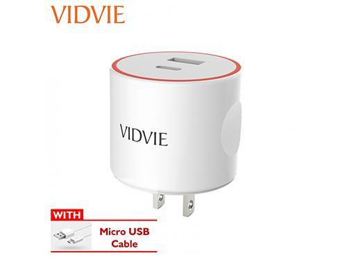 Vidvie 3.4 A Dual Usb Fast Charger With Micro Cable - Future Store