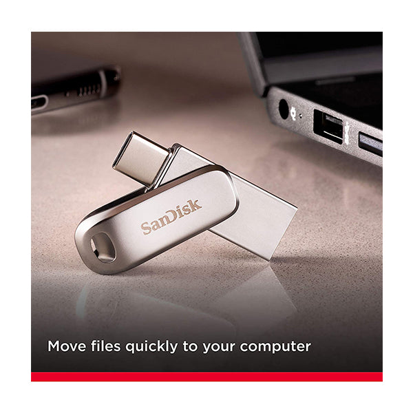 Sandisk Ultra Dual Drive Luxe Usb Type-C 64Gb 150Mb/S Usb 3.1 Gen 1
