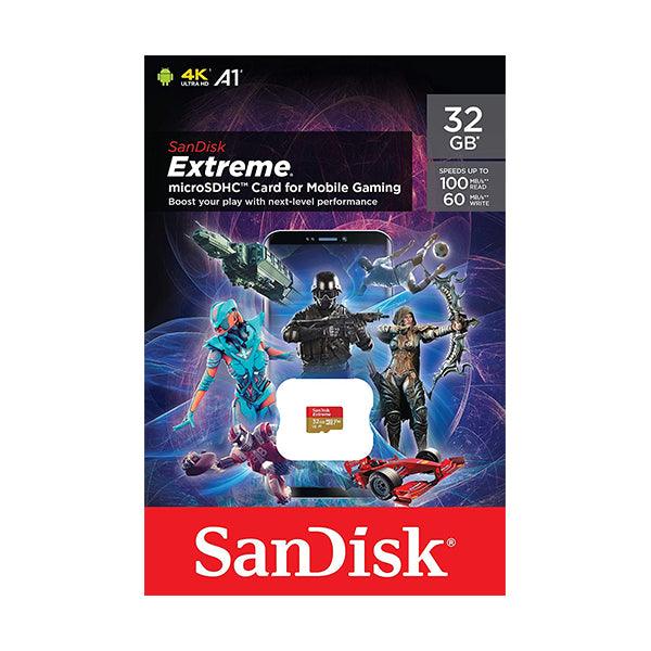 Sandisk Extreme Microsd Card For Mobile Gaming 32Gb