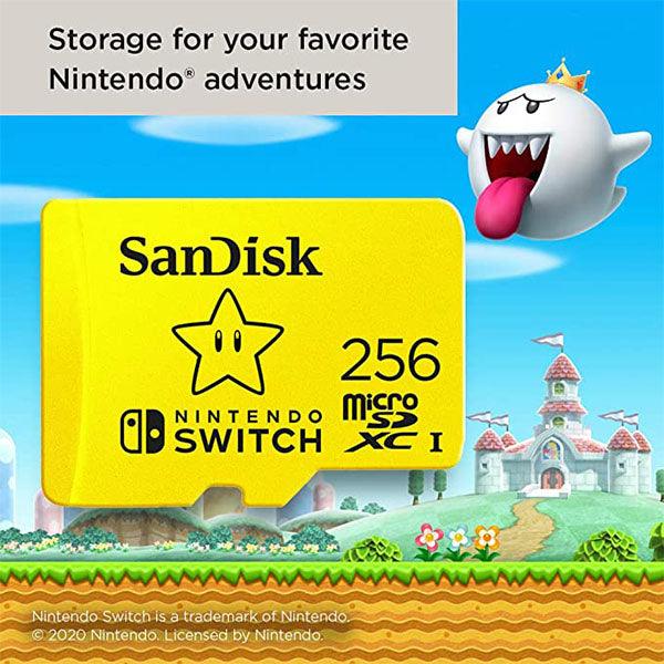 SanDisk 256GB microSDXC-Card for Nintendo Switch - Future Store