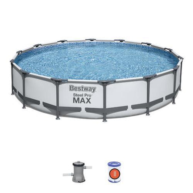 Swimming Pool With Filter Pump And Cartridge 4.27 Meter - Future Store