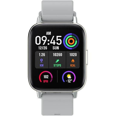 Xcell G3 Talk Smart Watch Silver Frame with Silicon Strap Silver - Future Store