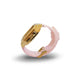 Apple watch Series 7/6 41/40 MM Luxury Rose Gold Watch Case Pink Strap - Future Store